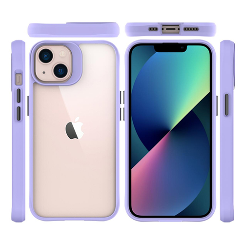 شفاف TPU + PC Fall Proof الهاتف المحمول حالة